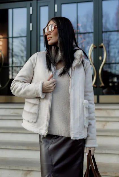 Двостороння шуба-дублянка