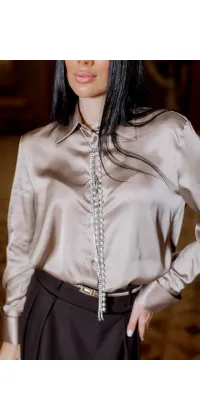 Шовкова блуза IMPERIAL. Колір: Бежевий