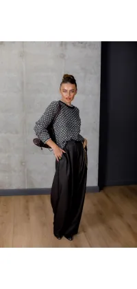 Светр вільного крою. Колір: Сірий