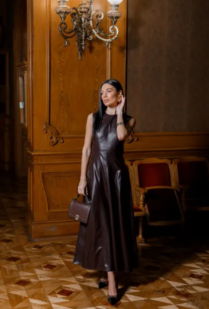 Сукня з екошкіри IMPERIAL