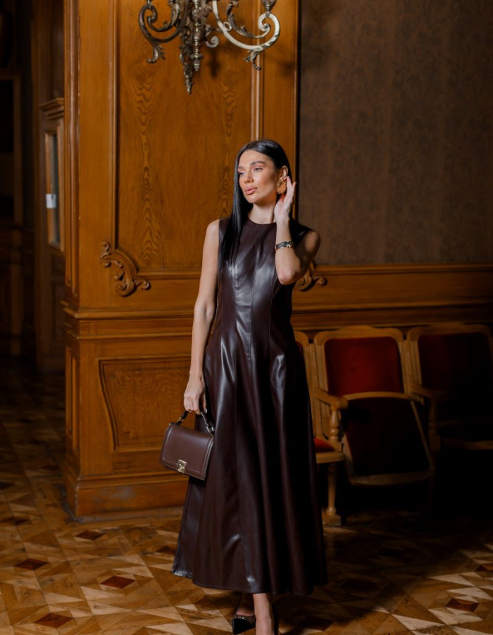 Сукня з екошкіри IMPERIAL