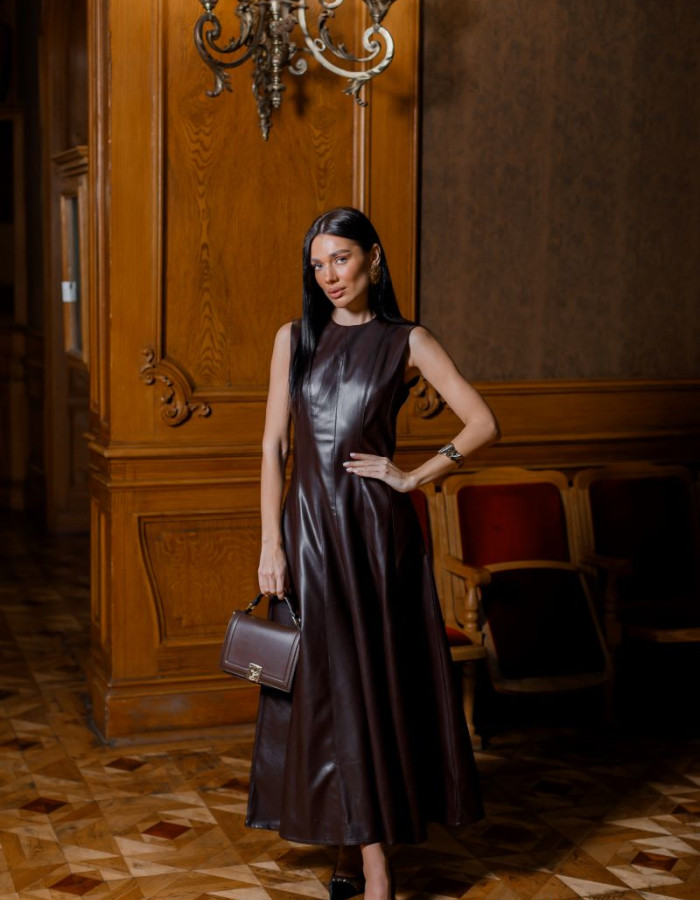 Сукня з екошкіри IMPERIAL