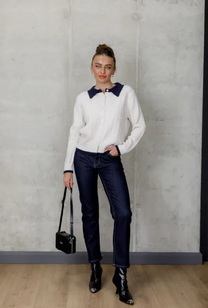 Джинси класичні темно-сині