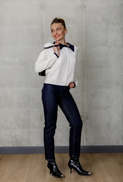 Джинси класичні темно-сині