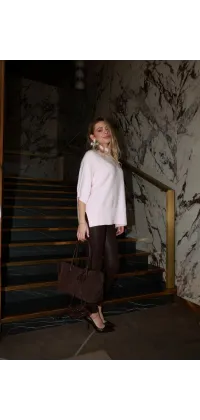 Oversize светр з коротким рукавом, одяг від Jador