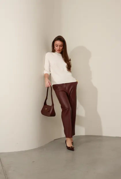 Светр з укороченим рукавом