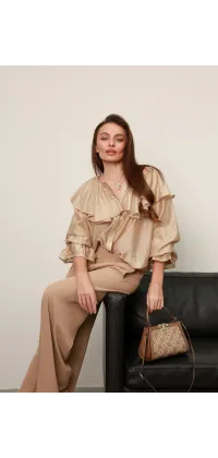 Сумка-тоут з орнаментальним принтом у стилі Gucci. Доступні розміри: 