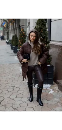 Пухова куртка у стилі MAX MARA, від Jador