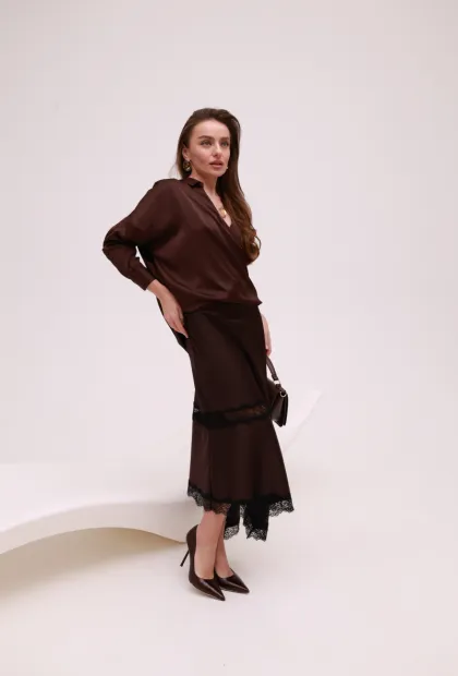 Шоколадна блуза IMPERIAL