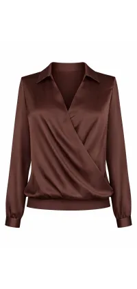 Шоколадна блуза IMPERIAL. Колір: Коричневий