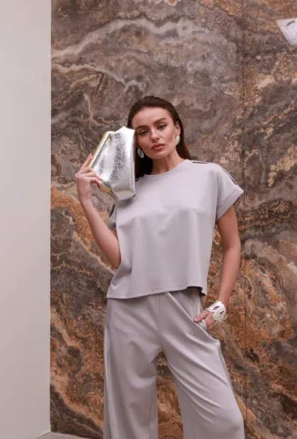 Футболка IMPERIAL із сатиновими вставками