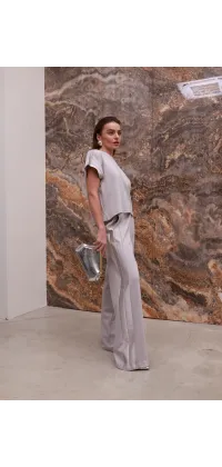 Футболка IMPERIAL із сатиновими вставками, одяг від Jador