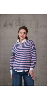 Смугастий светр, від Jador