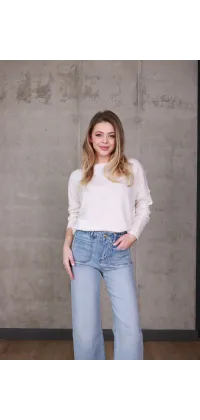 Джинси прямого крою з високою посадкою, одяг від Jador