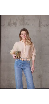 Джинси прямі блакитні, одяг від Jador