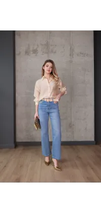 Джинси прямого крою з середньою посадкою, зображення