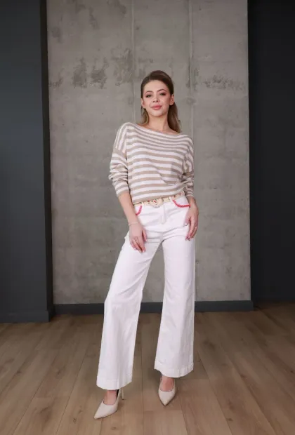 Джинси прямого крою з високою посадкою