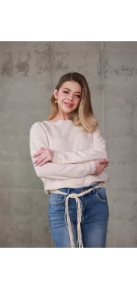 Джинси wide leg з високою посадкою. Колір: Синій