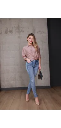 Джинси skinny сині, одяг від Jador