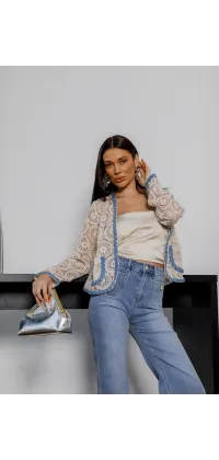 Джинси wide leg з високою посадкою. Ціна: 5590 грн