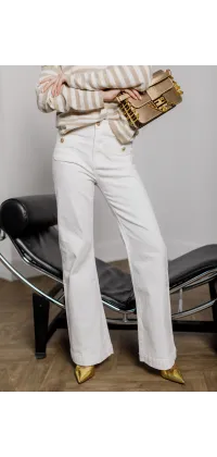 Джинси wide leg з високою посадкою, одяг від Jador