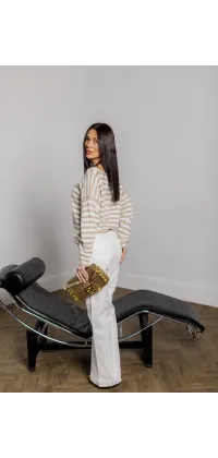 Джинси wide leg з високою посадкою, від Jador