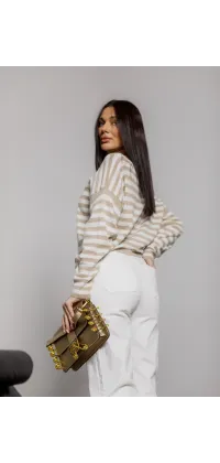 Джинси wide leg з високою посадкою, зображення