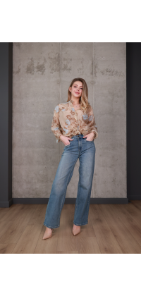 Джинси wide leg з високою посадкою, одяг від Jador