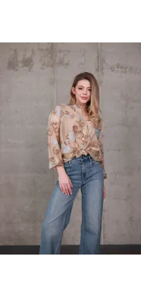 Джинси wide leg у синьому кольорі, одяг від Jador