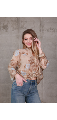 Джинси wide leg з високою посадкою, від Jador