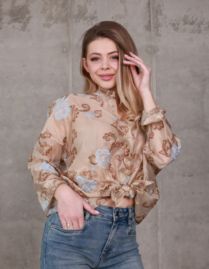 Джинси wide leg з високою посадкою