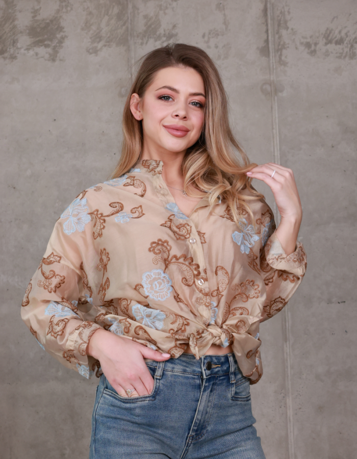Джинси wide leg з високою посадкою