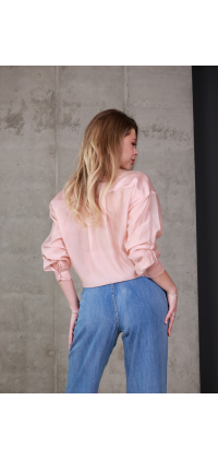 Джинси wide leg з високою посадкою. Колір: Синій