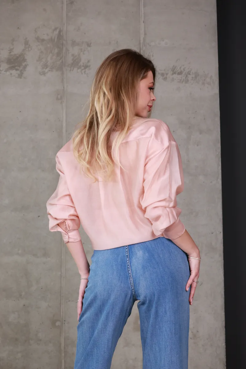 Джинси wide leg з високою посадкою