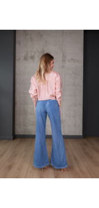 Джинси wide leg з високою посадкою, одяг від Jador