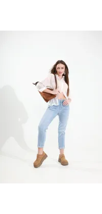 Світлі джинси slim fit, одяг від Jador