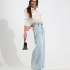 Джинси wide leg з декоративними кишенями