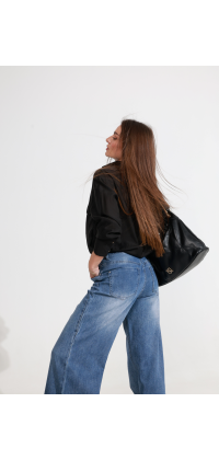 Блуза чорна класична, одяг від Jador