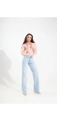 Напівпрозора блуза IMPERIAL. Колір: Пудровий