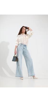 Блуза з кишенями. Доступні розміри: 