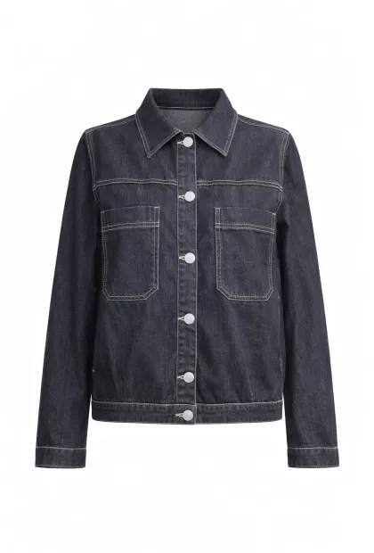 Джинсова куртка класичного крою