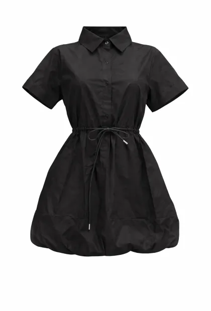 Котонова сукня з акцентом на талії