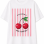 Футболка "Cherry Mood" з принтом вишень