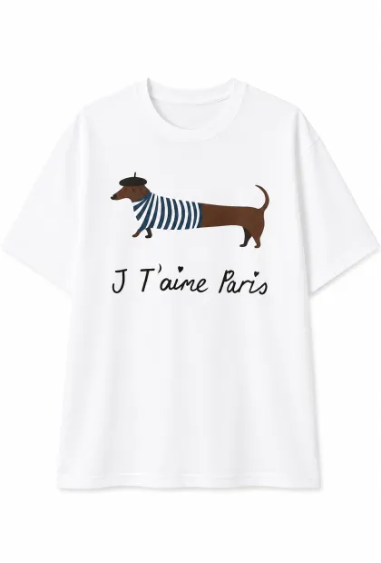 Футболка "J T'aime Paris" з принтом
