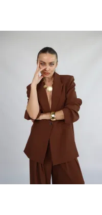 Класичний піджак у шоколадному кольорі, від IMPERIAL