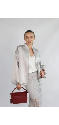 Мереживна спідниця міді у світло-сірому кольорі. Доступні розміри: S, M