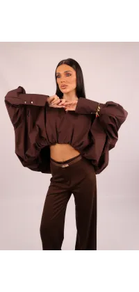 Класичні штани у шоколадному кольорі IMPERIAL, одяг від Jador