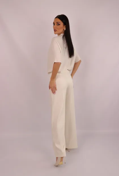 Класичні штани у молочному кольорі IMPERIAL