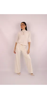 Класичні штани у молочному кольорі IMPERIAL, одяг від Jador