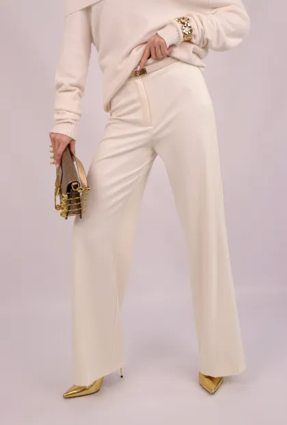 Класичні штани у молочному кольорі IMPERIAL